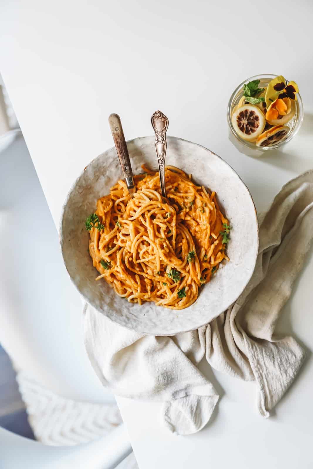 Cashew Tomato Pasta