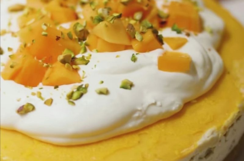 Mango Cream Cheesecake